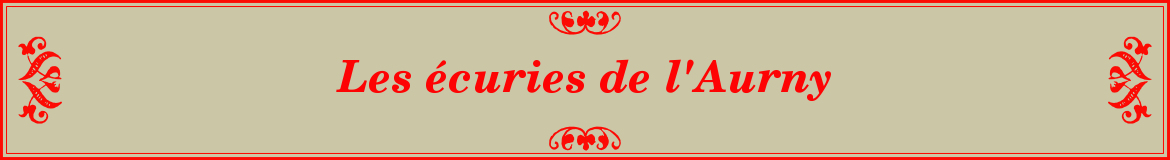 Les écuries de l'Aurny